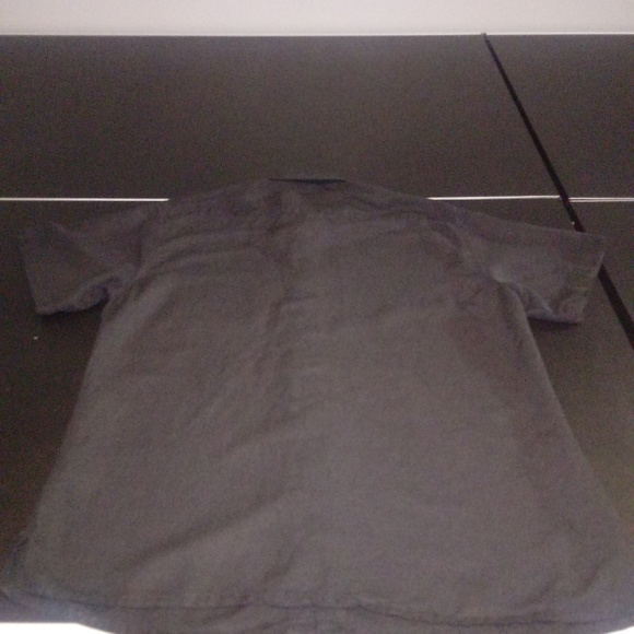 (Men's) Linea Uomo Black Short-Sleeve Shirt - Picture 2 of 3
